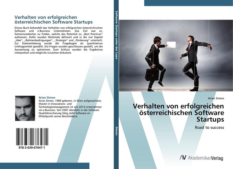 Produktbild: Verhalten von erfolgreichen &ouml;sterreichischen Software Startups