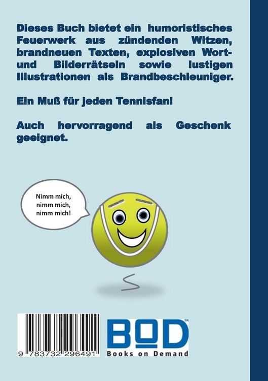 Produktbild: Tennis Witze Knallbonbons - Humor & Spa&szlig;: Neue Tenniswitze, lustige Bilder und Texte zum Lachen mit Knalleffekt