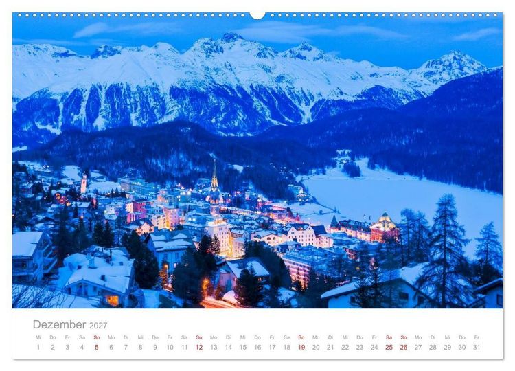 Produktbild: Reise durch die SCHWEIZ (hochwertiger Premium Wandkalender 2027 DIN A2 quer), Kunstdruck in Hochglanz