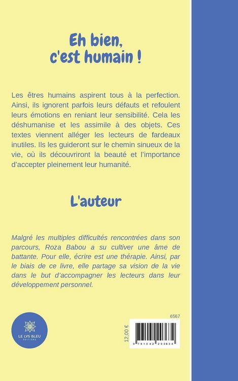 Produktbild: Roza Babou: Eh bien, c'est humain !