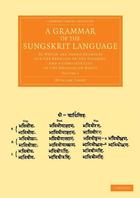 Produktbild: A Grammar of the Sungskrit Language - Volume 2