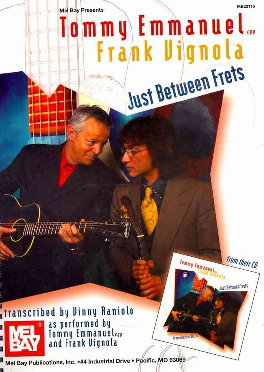Produktbild: Tommy Emmanuel/Frank Vignola: Just Between Frets