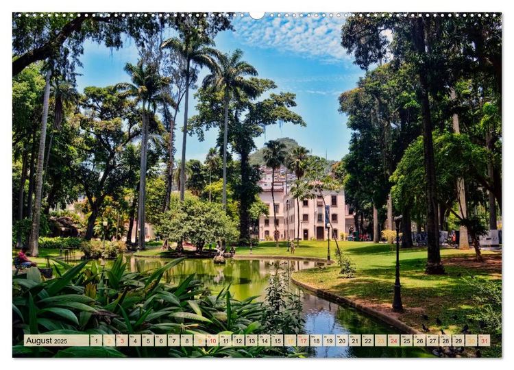 Produktbild: Rio de Janeiro, Stadt des Sonnenscheins (hochwertiger Premium Wandkalender 2025 DIN A2 quer), Kunstdruck in Hochglanz