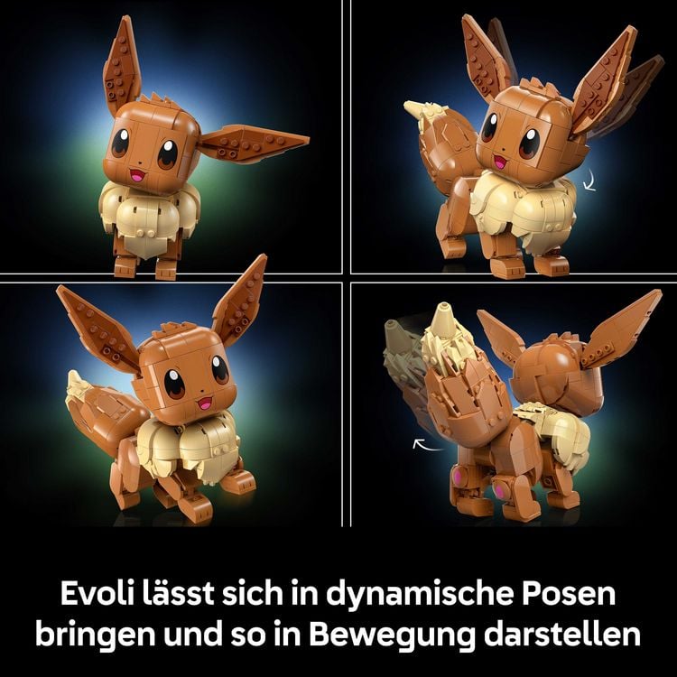 Produktbild: LEGO Pok&eacute;mon 72151 Evoli, 3D Puzzle mit Figur zum Bauen f&uuml;r Erwachsene