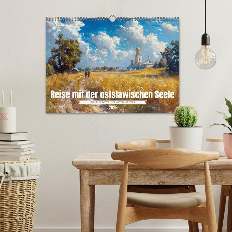 Produktbild: Reise mit der ostslawischen Seele (Wandkalender 2026 DIN A3 quer), CALVENDO Monatskalender