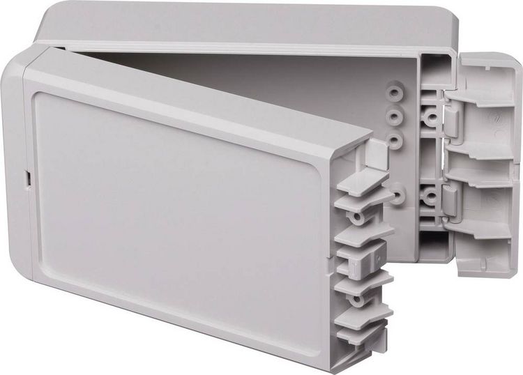 Produktbild: Bopla Bocube B 140806 ABS-7035 96033125 Industrie-Geh&auml;use 80 x 151 x 60 ABS Lichtgrau (RAL 7035) 1 St.