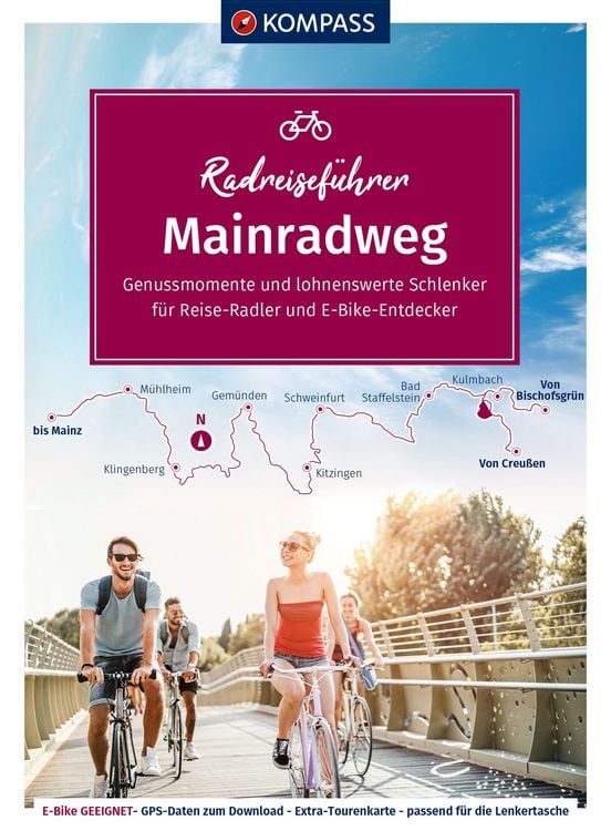 Produktbild: KOMPASS Radreiseführer Mainradweg