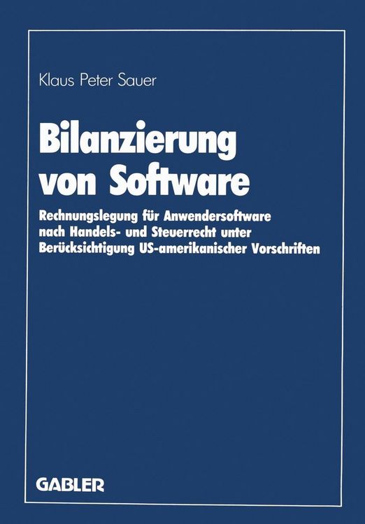 Produktbild: Bilanzierung von Software