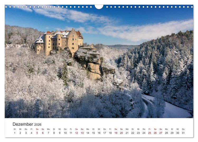 Produktbild: Fr&auml;nkische Schweiz &ndash; Zwischen Burgen, H&ouml;hlen und W&auml;ldern (Wandkalender 2026 DIN A3 quer), CALVENDO Monatskalender
