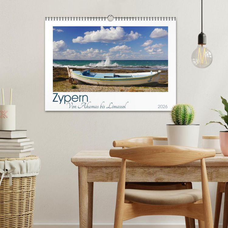 Produktbild: Zypern. Von Akamas bis Limassol (Wandkalender 2026 DIN A3 quer), CALVENDO Monatskalender