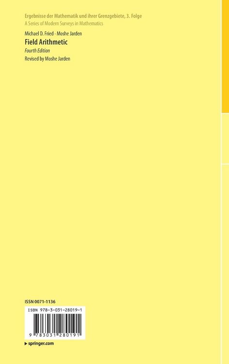 Produktbild: Field Arithmetic
