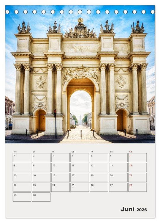 Produktbild: Potsdam in Farbe (Tischkalender 2026 DIN A5 hoch), CALVENDO Monatskalender