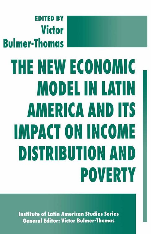 Produktbild: The New Economic Model in Latin America and Its Impact on Income Distribution and Poverty