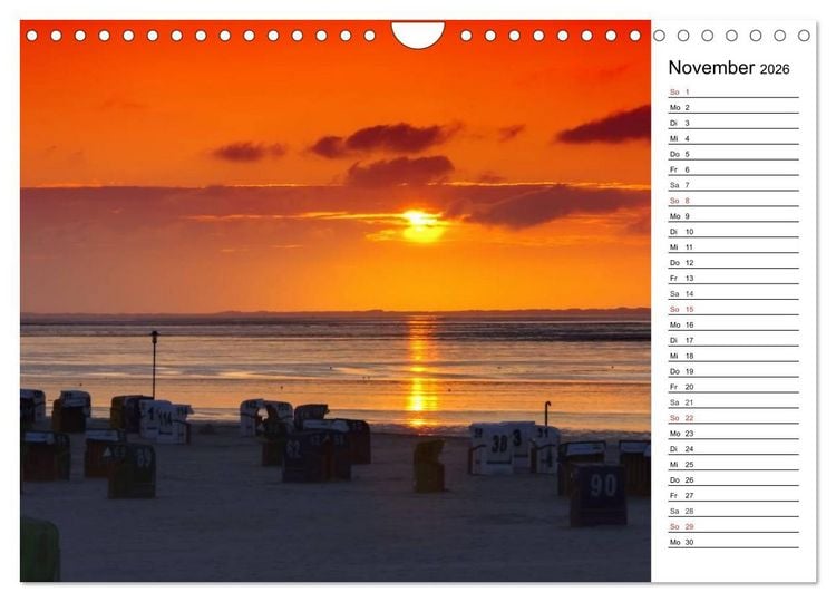 Produktbild: Neuharlingersiel - Ostfrieslands sch&ouml;nstes Hafenst&auml;dtchen (Wandkalender 2026 DIN A4 quer), CALVENDO Monatskalender