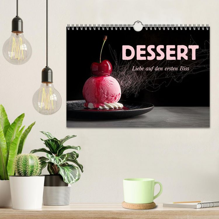 Produktbild: Dessert - Liebe auf den ersten Biss (Wandkalender 2026 DIN A4 quer), CALVENDO Monatskalender