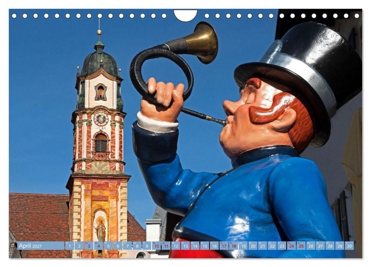 Produktbild: Mittenwald - Perle des Werdenfelser Landes (Wandkalender 2027 DIN A4 quer), CALVENDO Monatskalender