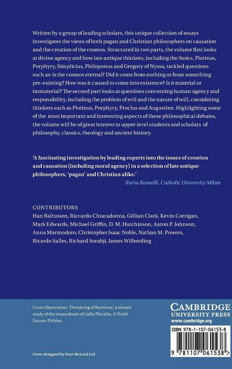 Produktbild: Causation and Creation in Late Antiquity