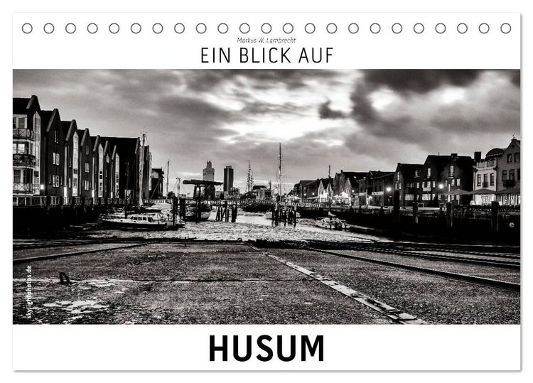 Produktbild: Ein Blick auf Husum (Tischkalender 2026 DIN A5 quer), CALVENDO Monatskalender