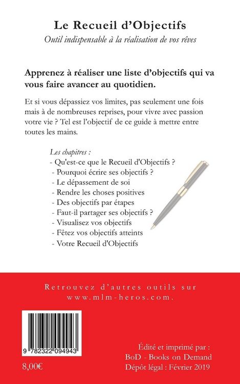 Produktbild: Le Recueil d'Objectifs