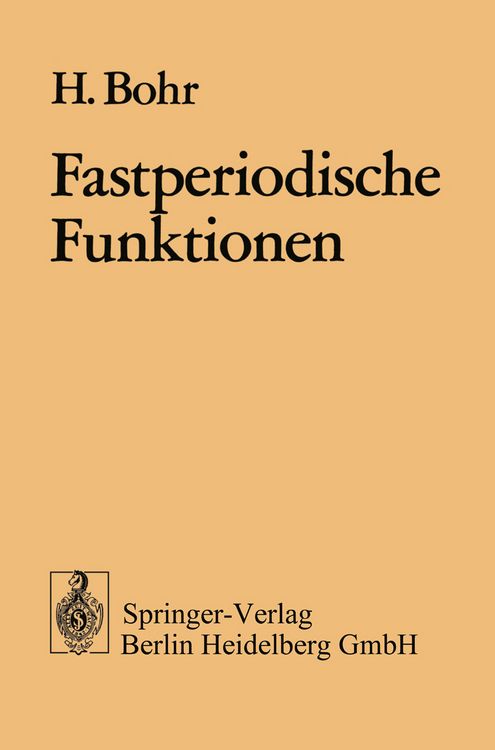 Produktbild: Fastperiodische Funktionen
