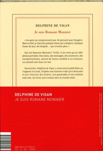 Produktbild: Je suis Romane Monnier