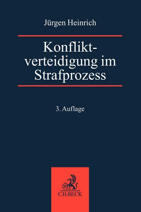 Produktbild: Konfliktverteidigung im Strafprozess