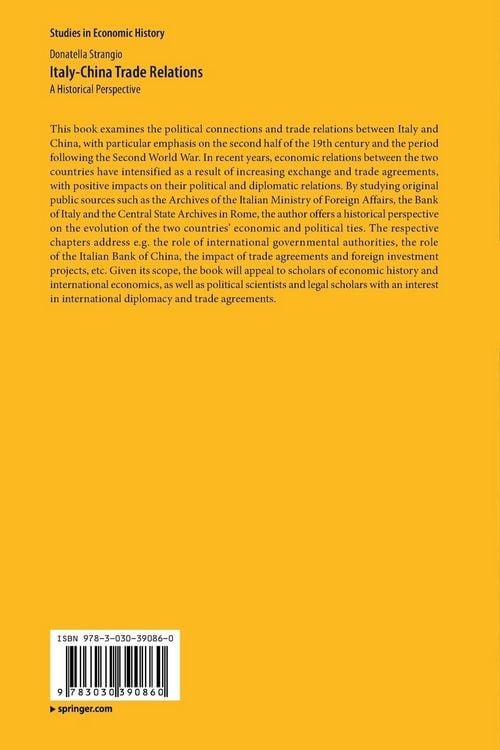Produktbild: Italy-China Trade Relations