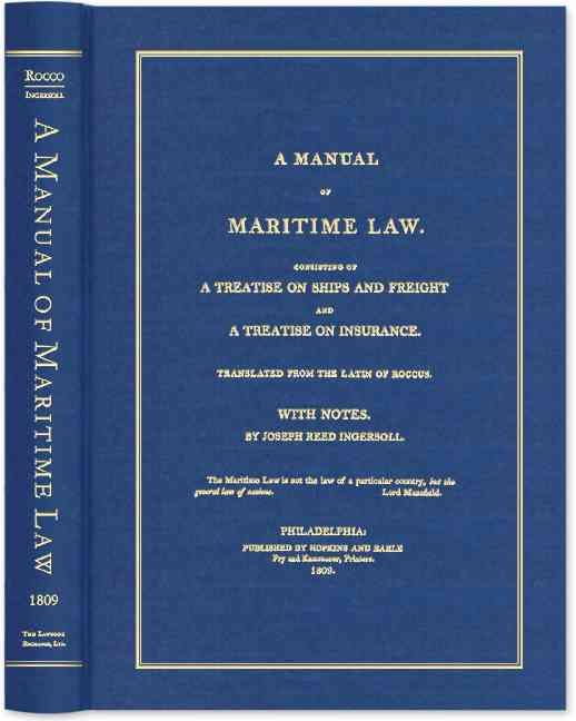 Produktbild: A Manual of Maritime Law