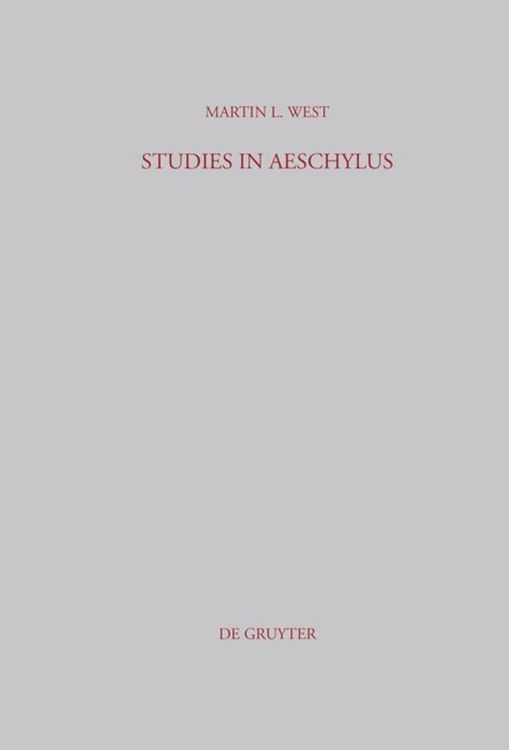 Produktbild: Studies in Aeschylus