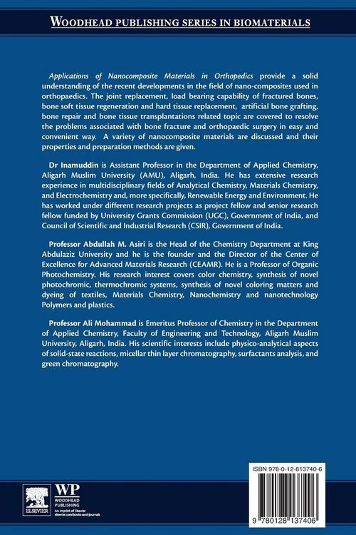 Produktbild: Applications of Nanocomposite Materials in Orthopedics