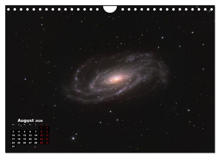 Produktbild: InfinityAstro - die Unendlichkeit im Bild - Astrofotos von Roland Schliessus (Wandkalender 2026 DIN A4 quer), CALVENDO Monatskalender