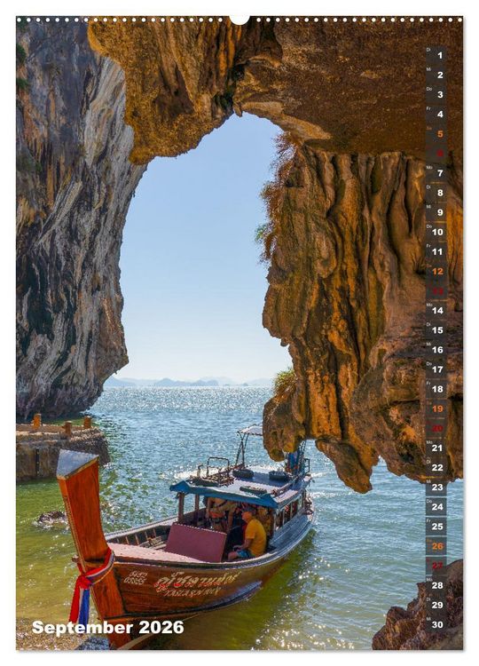 Produktbild: Thailand - Perle Asiens (Wandkalender 2026 DIN A2 hoch), CALVENDO Monatskalender