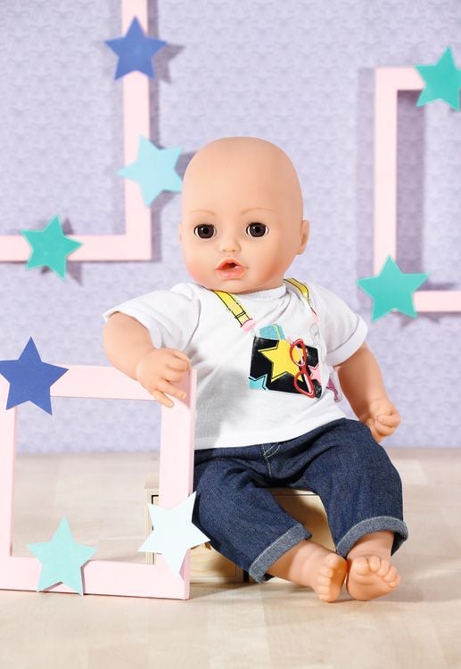 Produktbild: Dolly Moda Jeanshose+Shirt Sterne 43