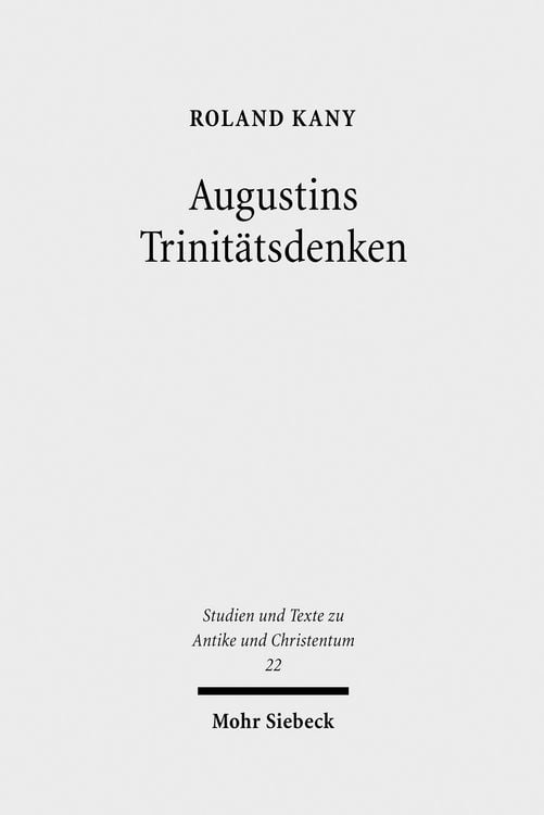 Produktbild: Augustins Trinit&auml;tsdenken