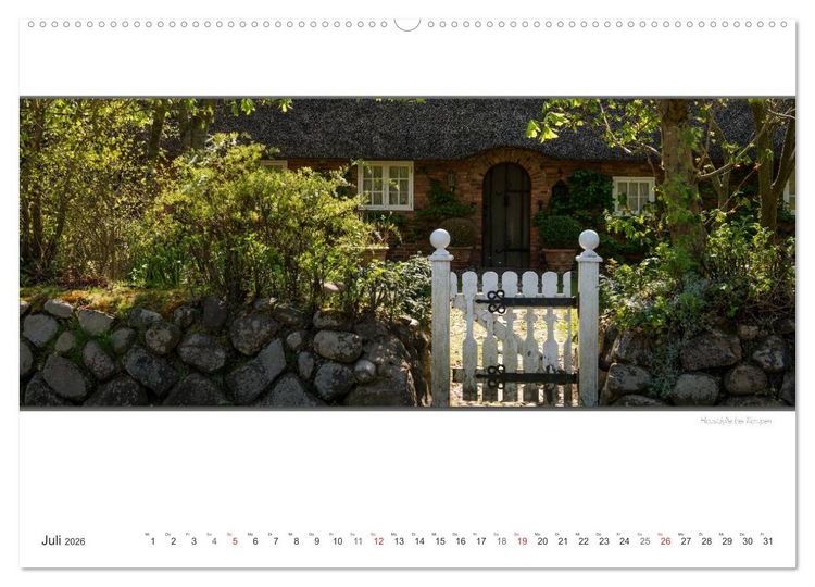 Produktbild: Emotionale Momente: Sylt de Luxe - die sch&ouml;nste deutsche Insel. (hochwertiger Premium Wandkalender 2026 DIN A2 quer), Kunstdruck in Hochglanz