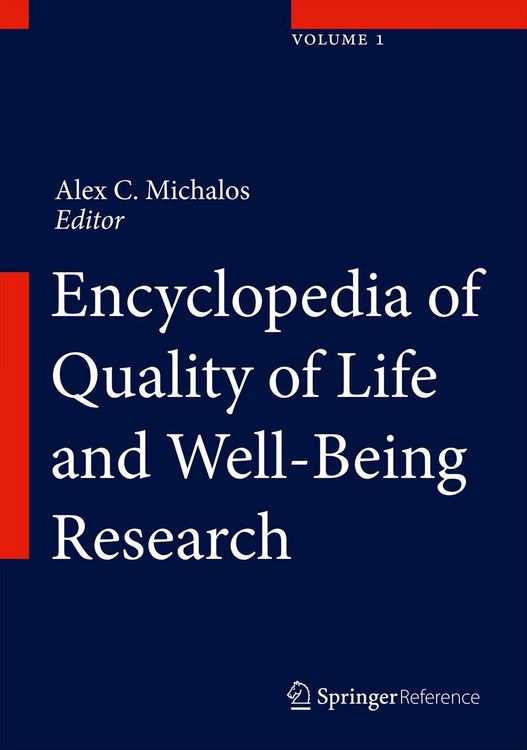 Produktbild: Encyclopedia of Quality of Life and Well-Being Research