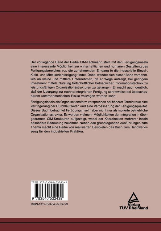Produktbild: Fertigungsinseln in CIM-Strukturen