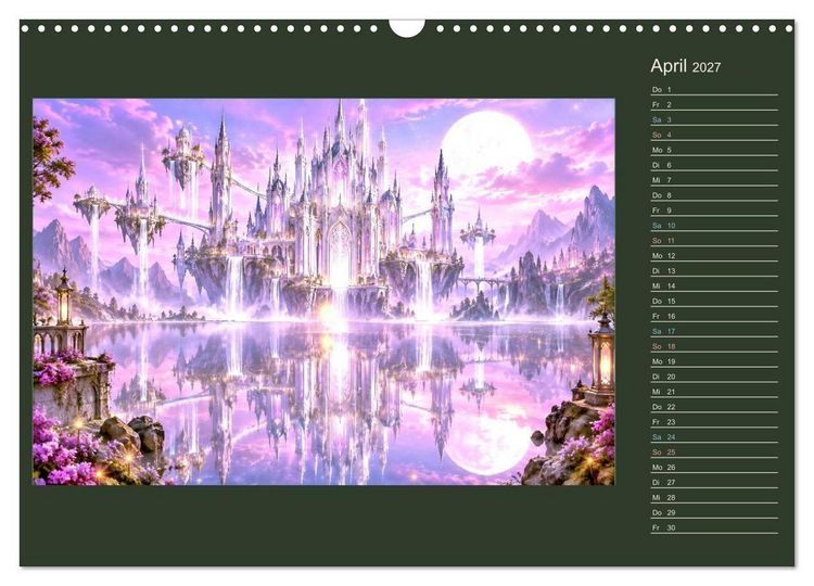 Produktbild: M&auml;rchenh&auml;user von morgen (Wandkalender 2027 DIN A3 quer), CALVENDO Monatskalender