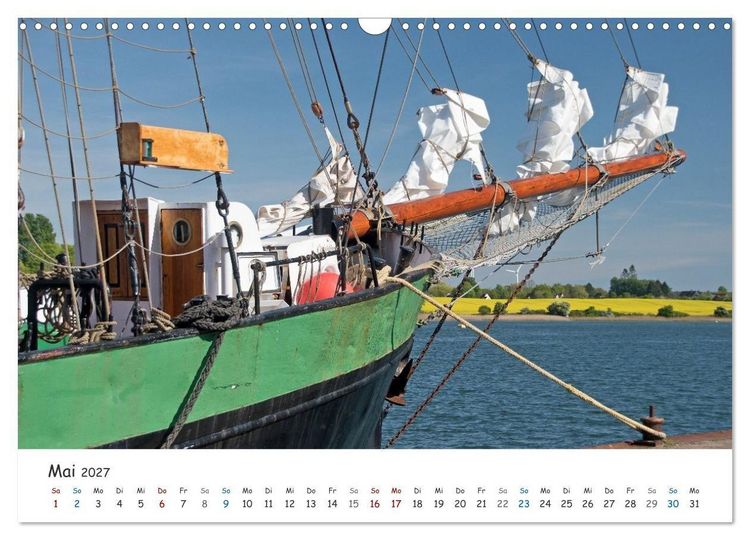 Produktbild: Mit Segel, Rah und Gaffel (Wandkalender 2027 DIN A3 quer), CALVENDO Monatskalender