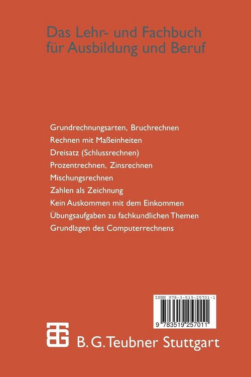 Produktbild: Friseurfachrechnen