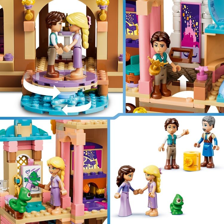 Produktbild: LEGO ǀ Disney Princess 43297 Rapunzels Schloss, Bauset f&uuml;r Kinder ab 6 Jahren