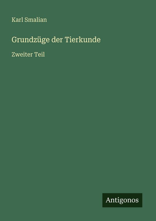 Produktbild: Grundz&uuml;ge der Tierkunde