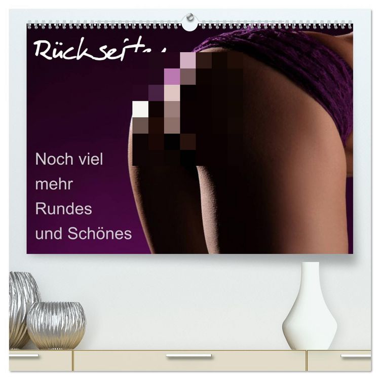Produktbild: R&uuml;ckseiten - Noch viel mehr Rundes und Sch&ouml;nes (hochwertiger Premium Wandkalender 2026 DIN A2 quer), Kunstdruck in Hochglanz