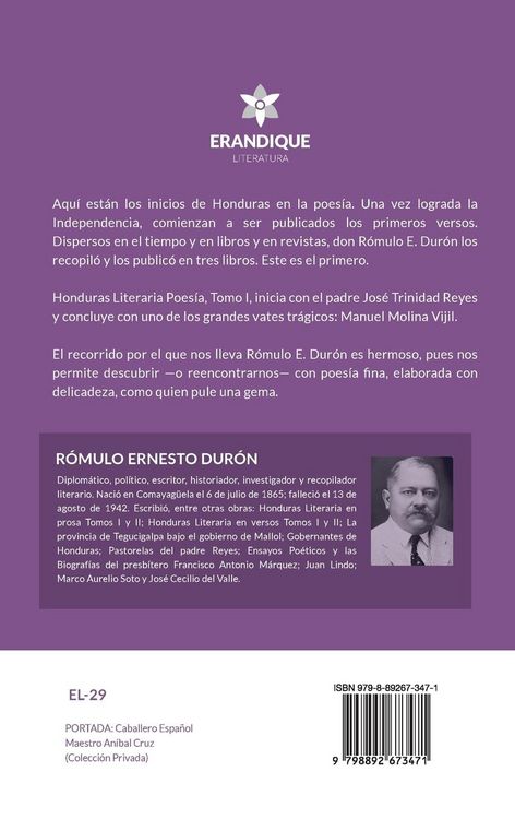Produktbild: Honduras literaria poes&iacute;a