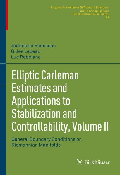 Produktbild: Elliptic Carleman Estimates and Applications to Stabilization and Controllability, Volume II