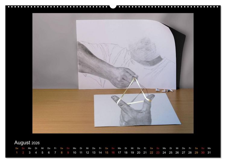 Produktbild: optische T&auml;uschungen 2026 (Wandkalender 2026 DIN A2 quer), CALVENDO Monatskalender