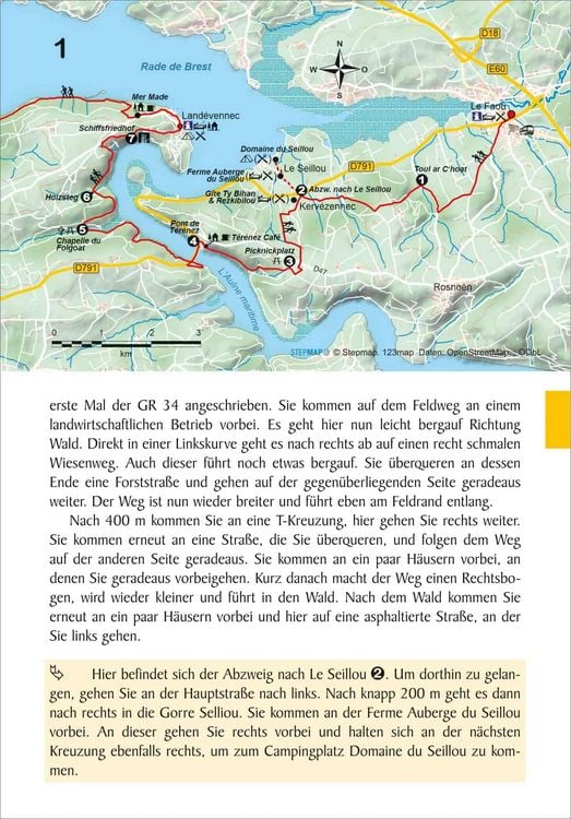 Produktbild: Bretagne: Z&ouml;llnerpfad GR 34 von Le Faou bis Audierne
