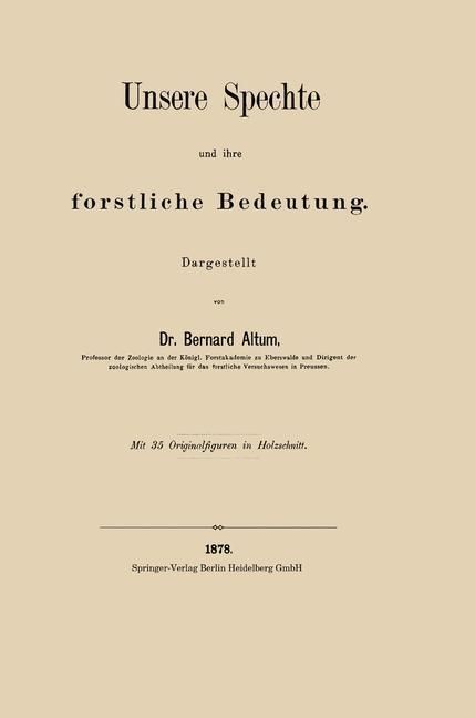 Produktbild: Unsere Spechte und ihre forstliche Bedeutung