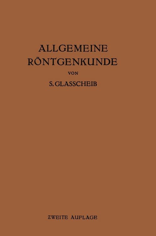 Produktbild: Allgemeine R&ouml;ntgenkunde