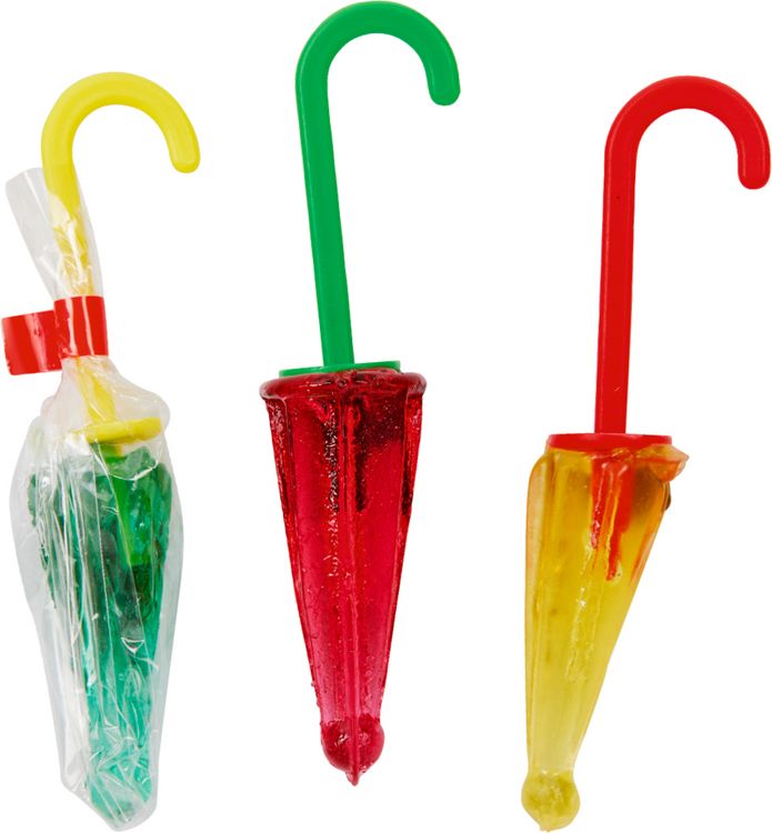 Produktbild: Sonnenschirm-Lollies - Bunte Geschenke, sort.